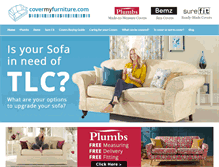 Tablet Screenshot of covermyfurniture.com